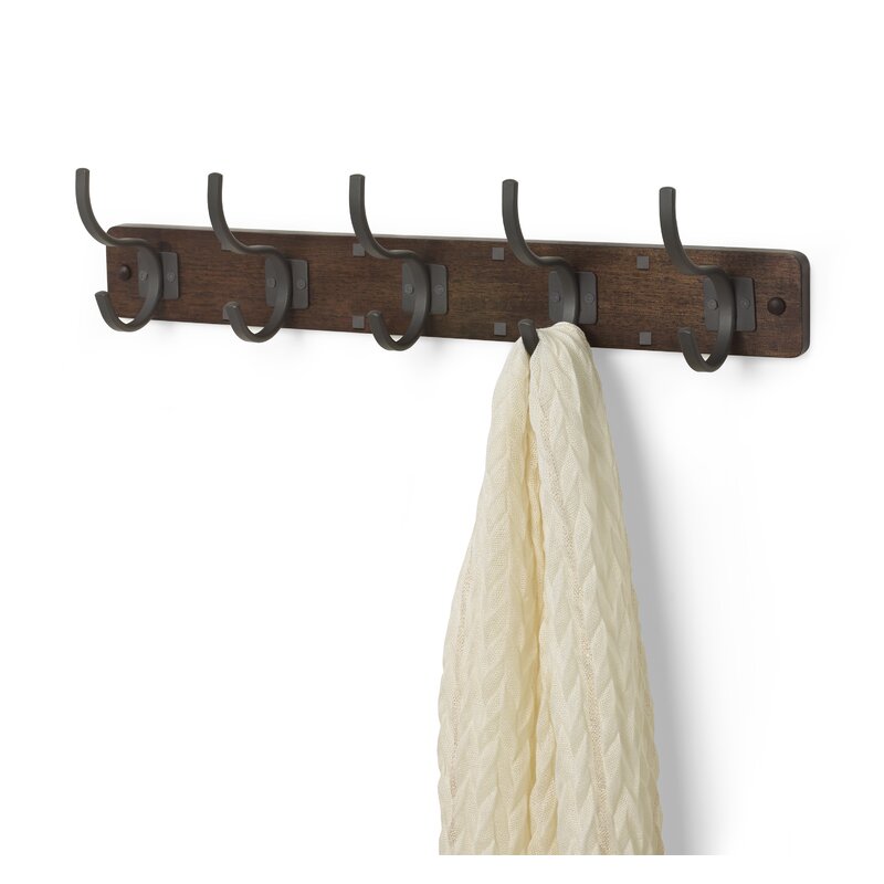 Richmond 5Hook Wall Mounted Coat Rack & Reviews AllModern